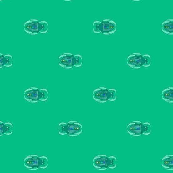 Scarab in Emerald - Sun Print 2023 - Alison Glass