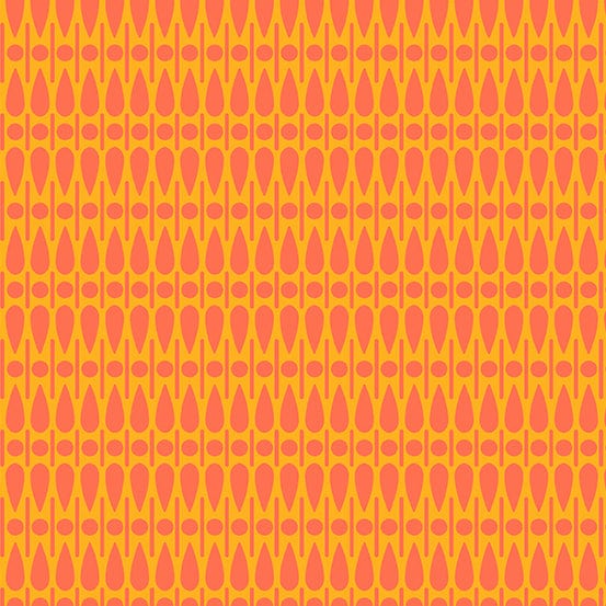 Scatter in Mango - Wildflowers - Alison Glass