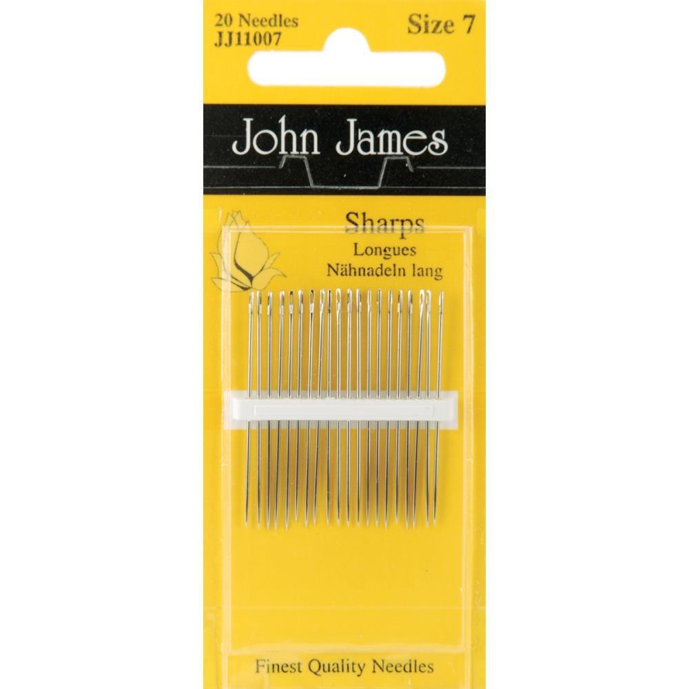 Sharps, Size 7, 20 Count, John James