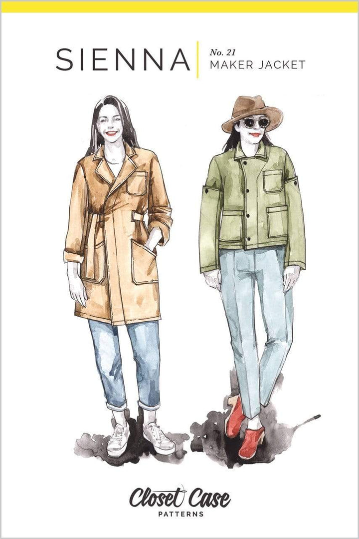 Sienna Makers Jacket, Closet Case Patterns