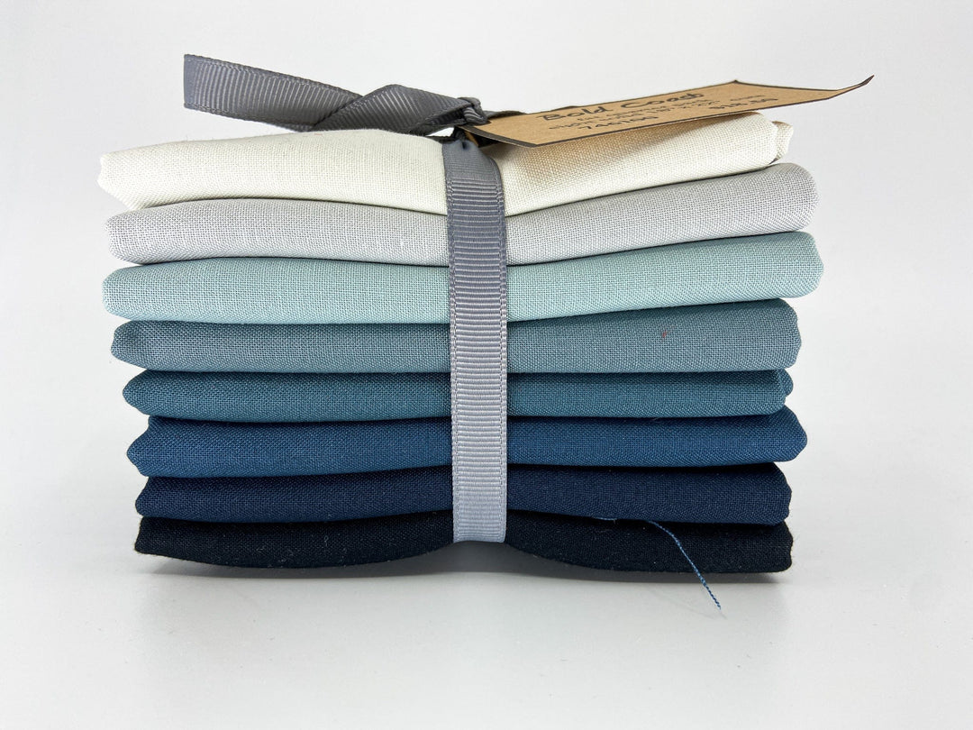 Solid Fat Quarter Bundle ~ Bold Coast