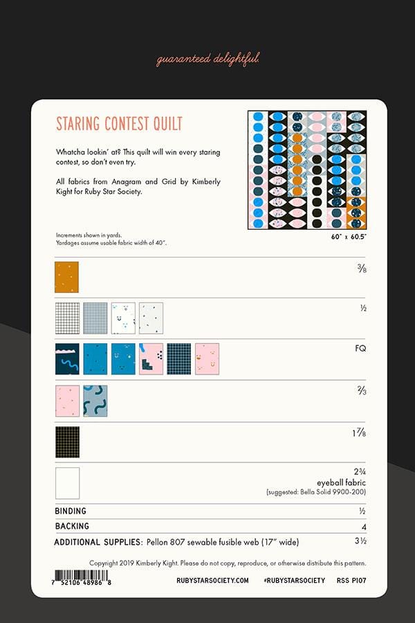 Staring Contest Quilt by Ruby Star Society