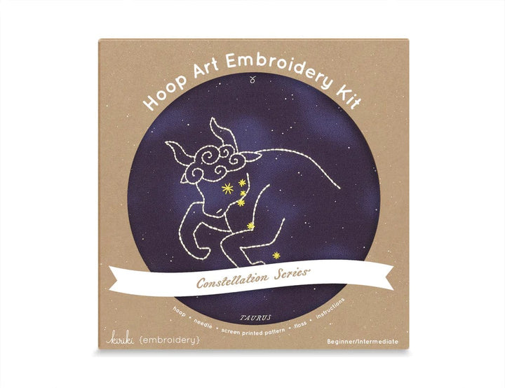 Taurus Embroidery Kit - Constellation Series from Kiriki