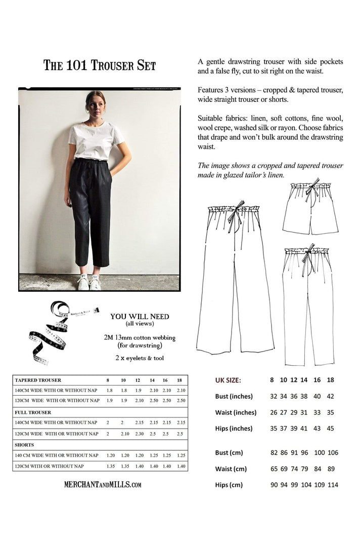 The 101 Trouser, Merchant & Mills