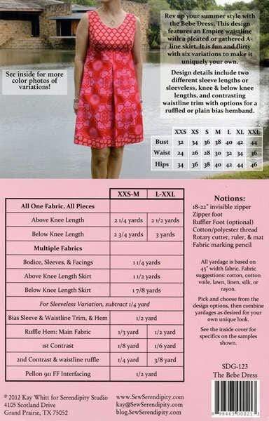 The Bebe Dress - Serendipity Patterns