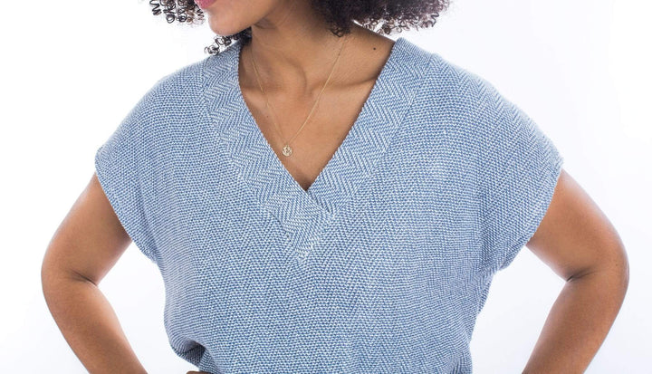 The Tabor V-Neck, Sew House Seven