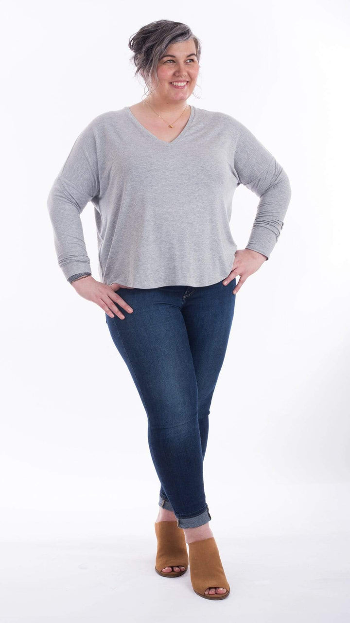 The Tabor V-Neck, Sew House Seven