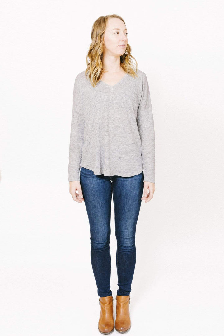 The Tabor V-Neck, Sew House Seven