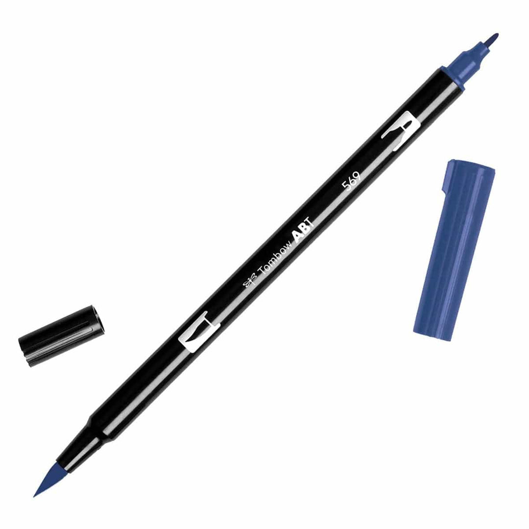 Tombow Dual Brush Pen - 569 Jet Blue