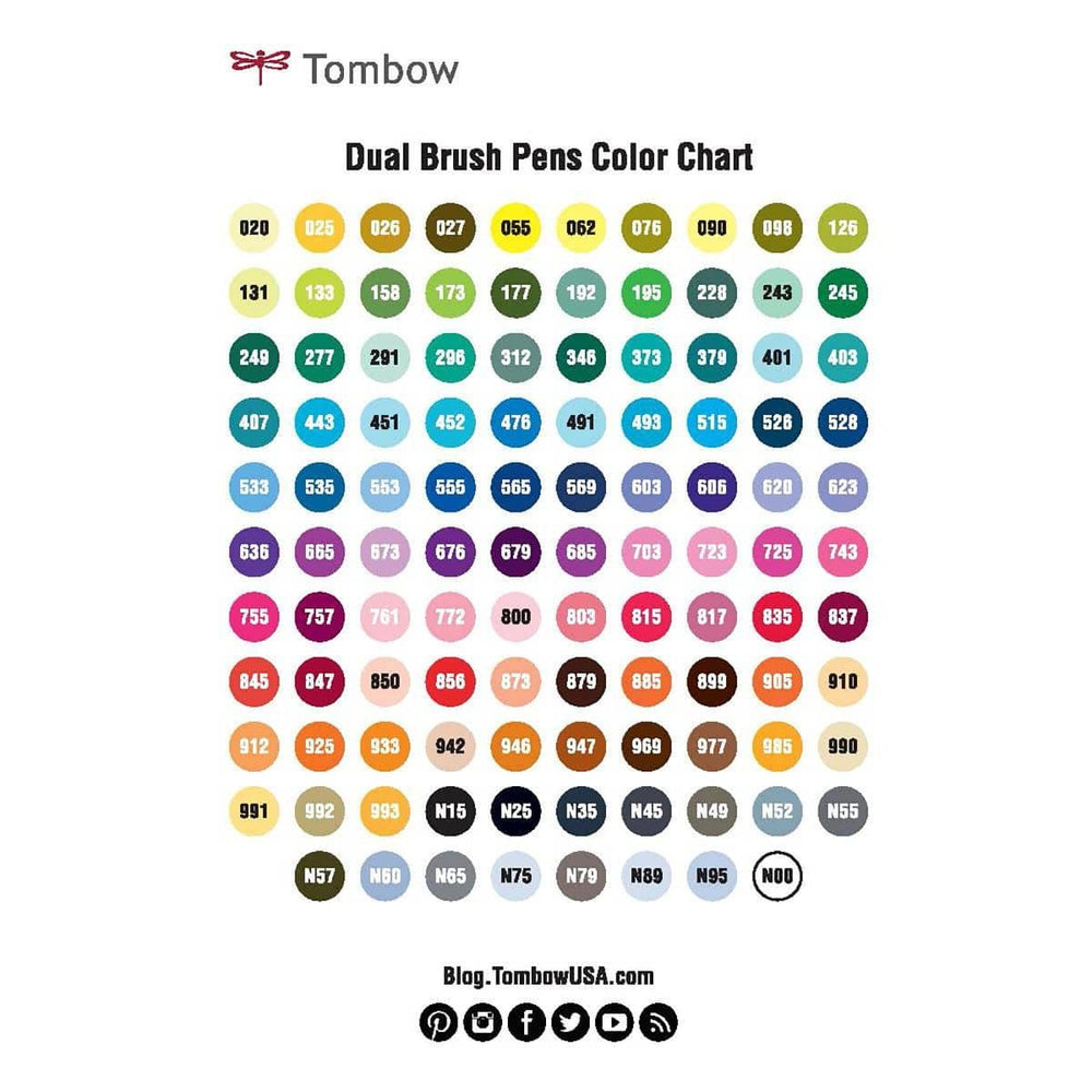 Tombow Dual Brush Pen - 985 Chrome Yellow
