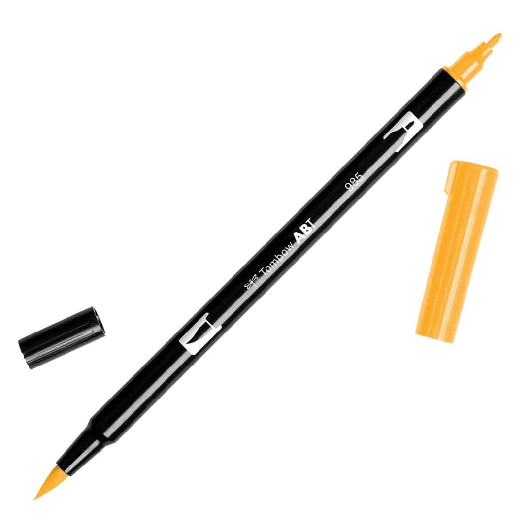 Tombow Dual Brush Pen - 985 Chrome Yellow