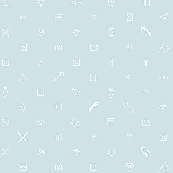 Trinkets on Powder - Hopscotch by Alison Glass