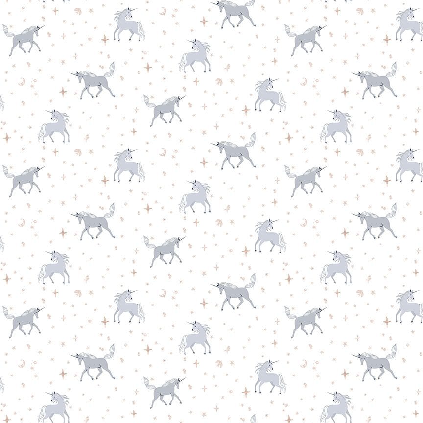 Unicorns in White - Secret Forest - Dear Stella
