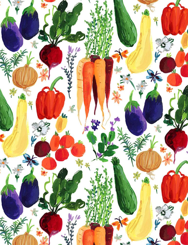 Veggie Haul on White for Dear Stella