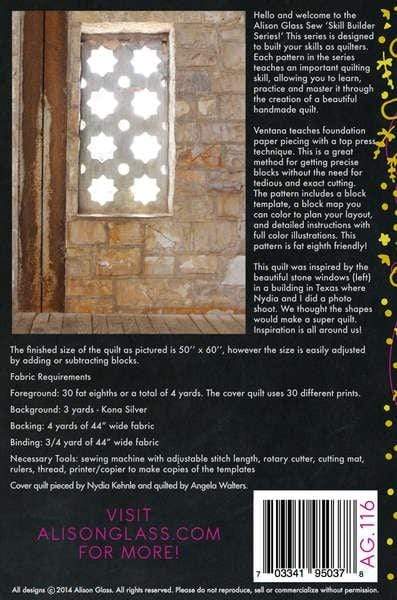 Ventana, Alison Glass, Quilt Pattern