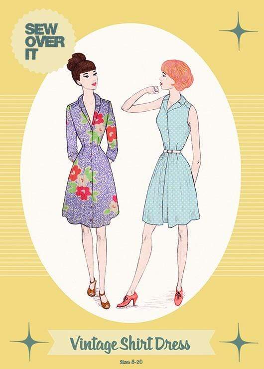 Vintage Shirt Dress, Sew Over It