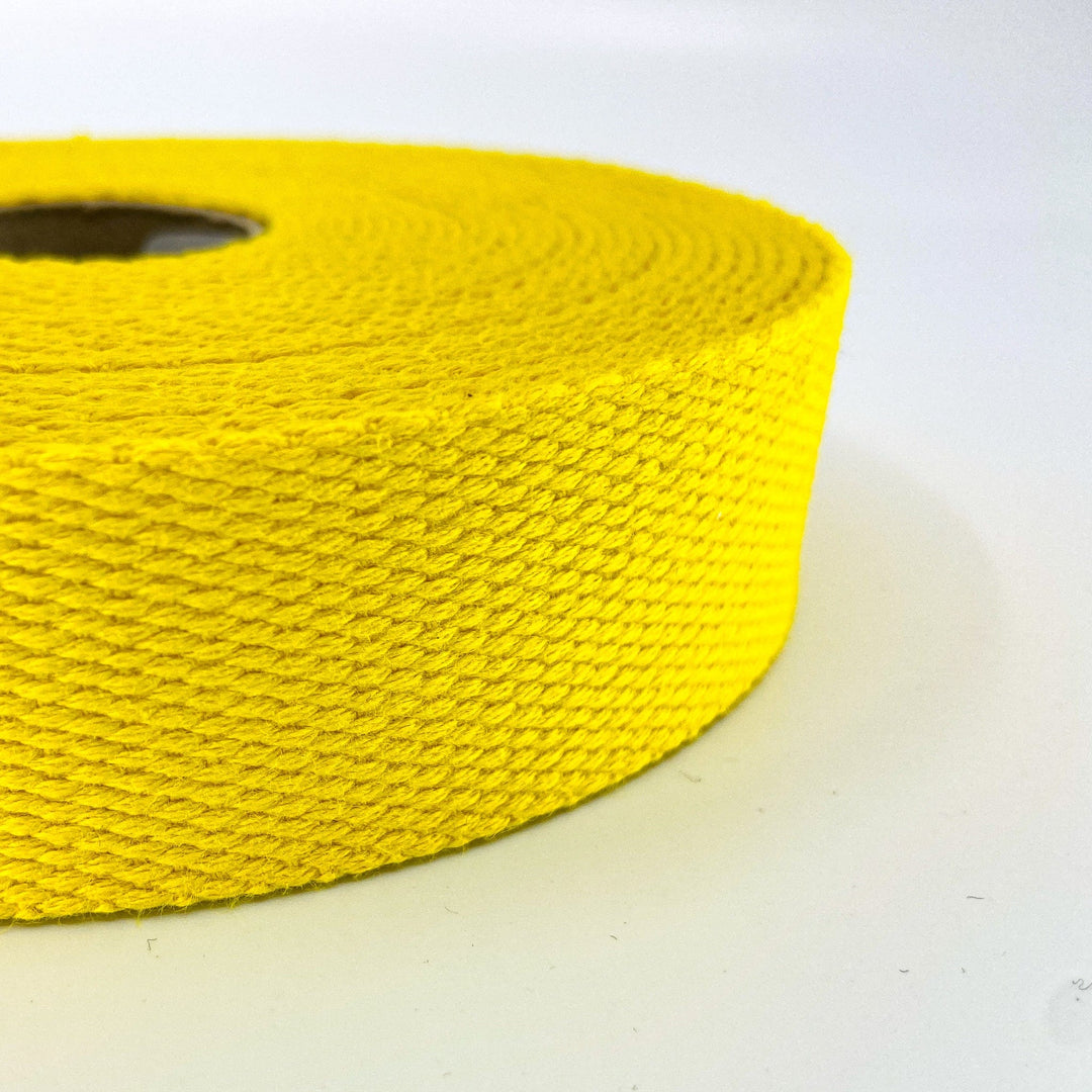 Webbing, Cotton, 52 Yellow, 30mm
