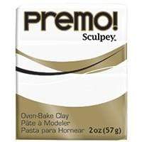 White Premo Modeling Clay, 2 oz