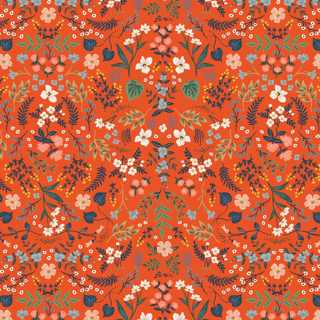Wildwood in Red Metallic ~ Bon Voyage by Rifle Paper Co.