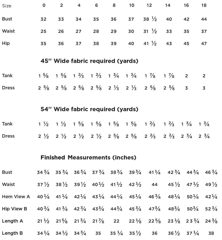 Willow Tank & Dress, Grainline Studio