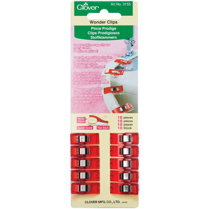 Wonder Clips, Set of 10, Clover