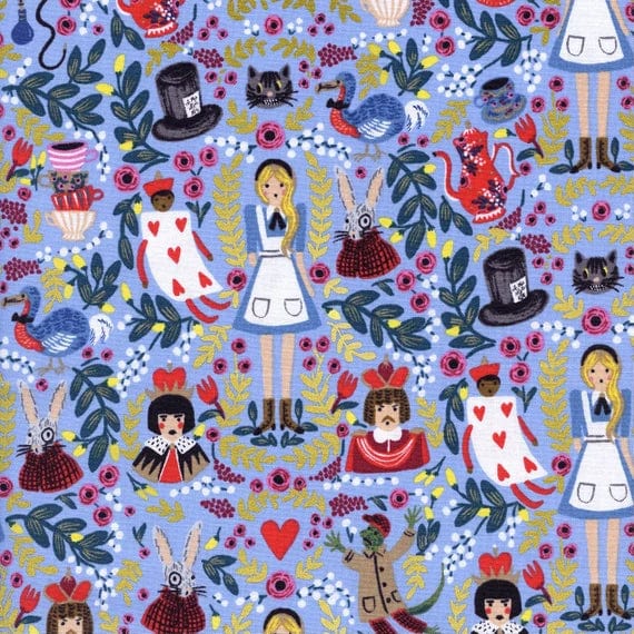 Wonderland in Light Blue - CANVAS - Rifle Paper Co.