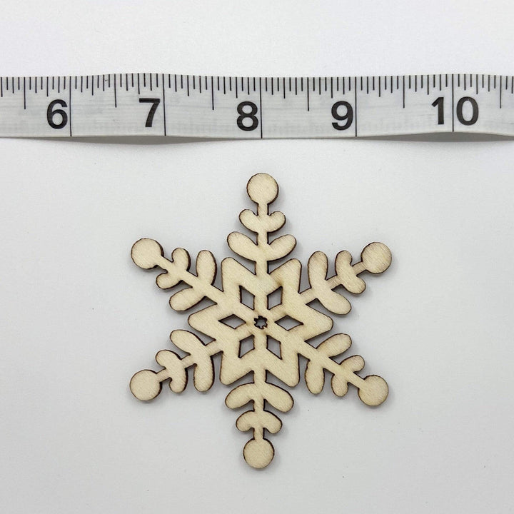 Wooden Snowflake Ornament ~ Style 2