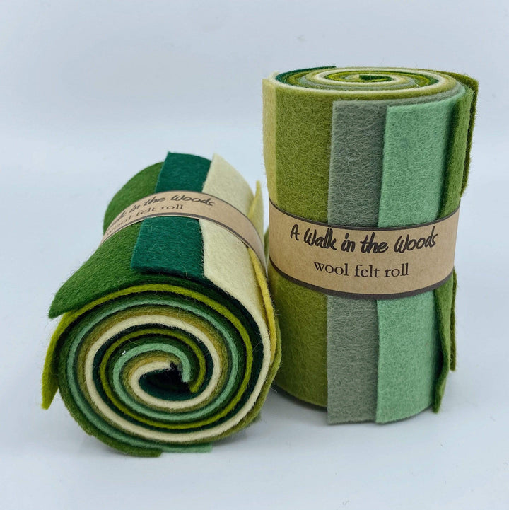 Wool Felt Roll ~ A Walk in the Woods