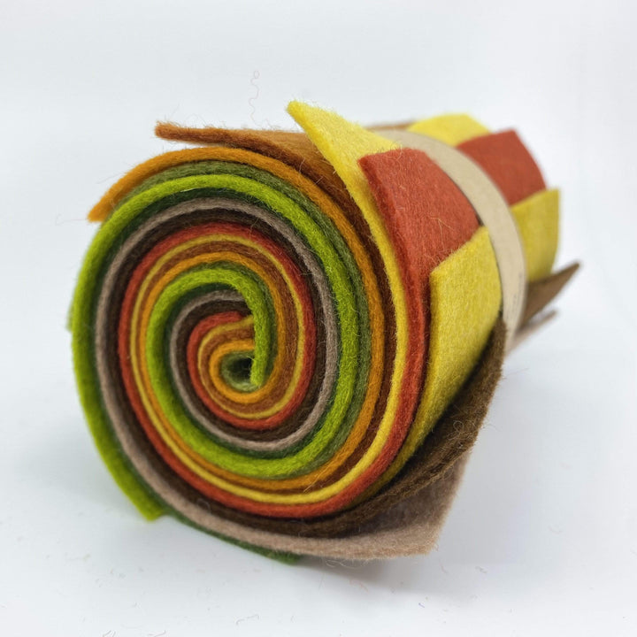 Wool Felt Roll ~ Autumn