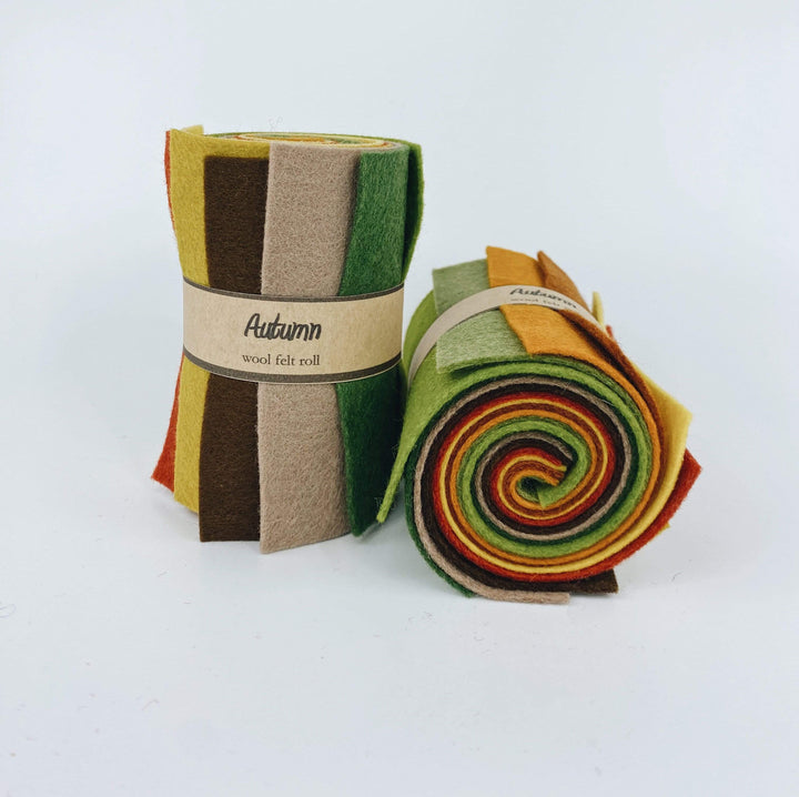 Wool Felt Roll ~ Autumn