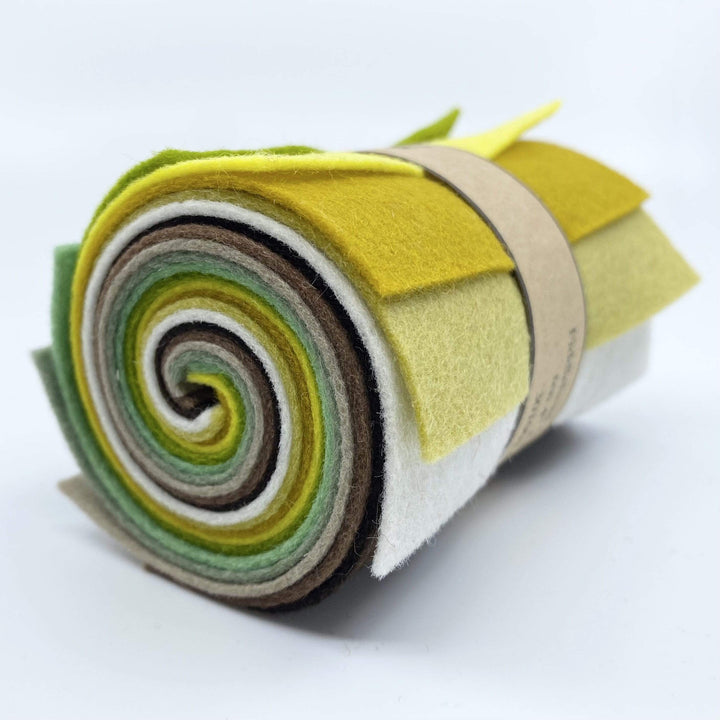 Wool Felt Roll ~ Botanical