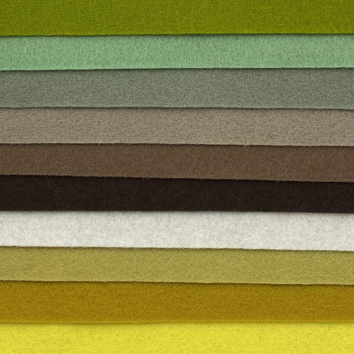 Wool Felt Roll ~ Botanical