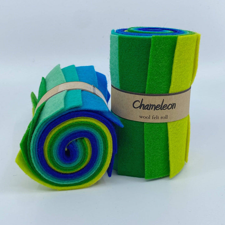 Wool Felt Roll ~ Chameleon