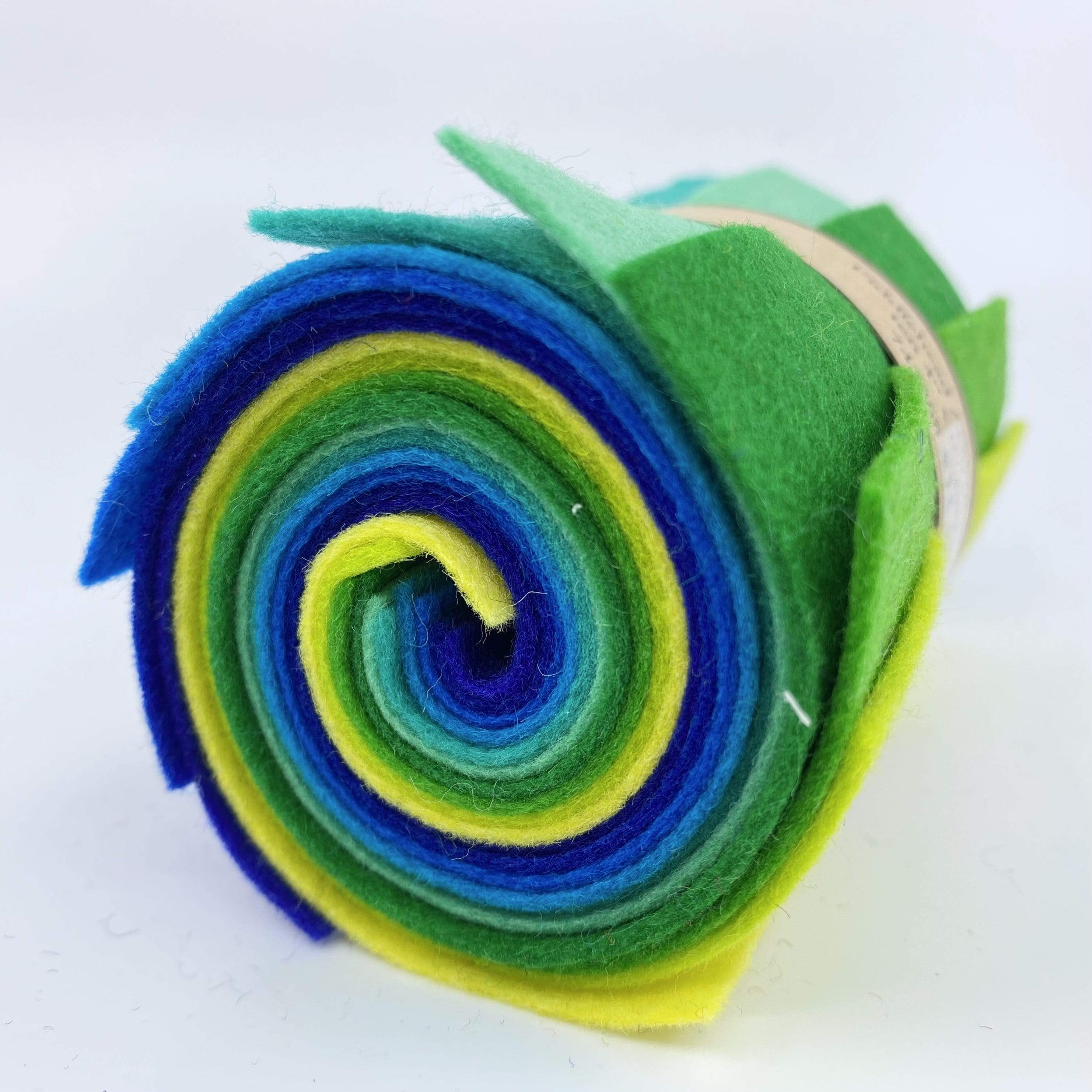 Green Wool Felt Roll