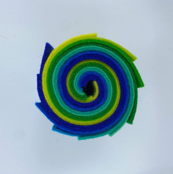 Wool Felt Roll ~ Chameleon