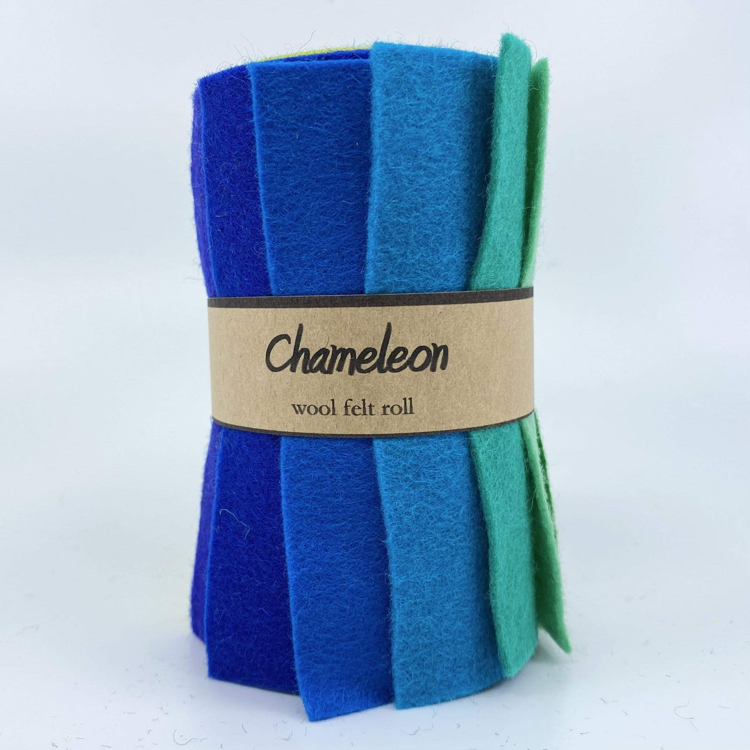 Wool Felt Roll ~ Chameleon