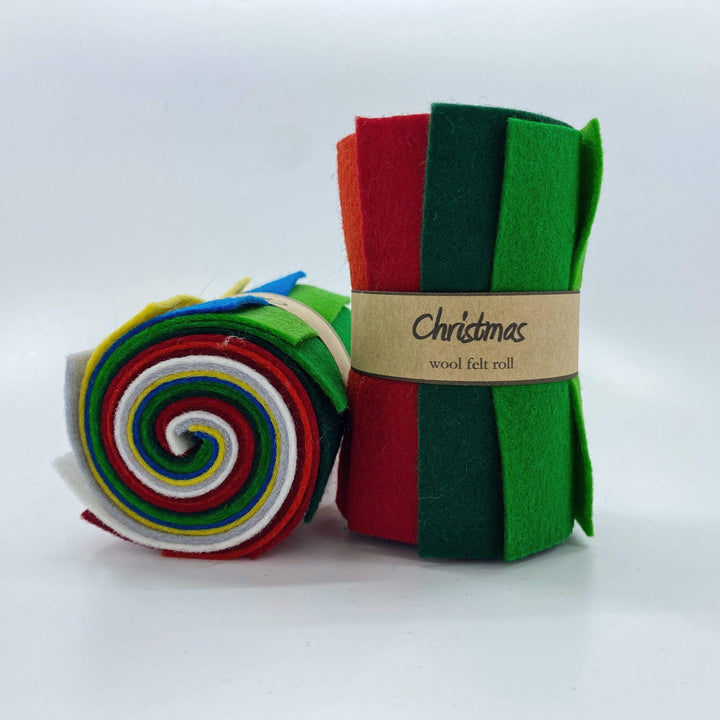 Wool Felt Roll ~ Christmas