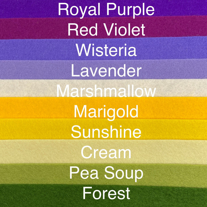 Wool Felt Roll - Crocus