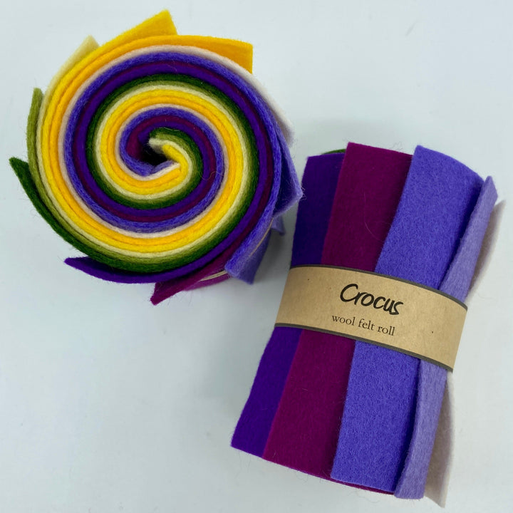 Wool Felt Roll - Crocus