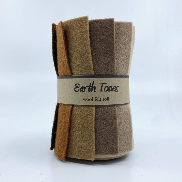 Wool Felt Roll ~ Earth Tones