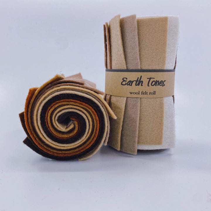 Wool Felt Roll ~ Earth Tones