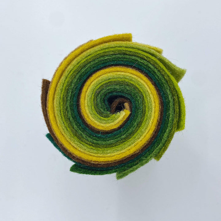 Wool Felt Roll ~ Forest Floor