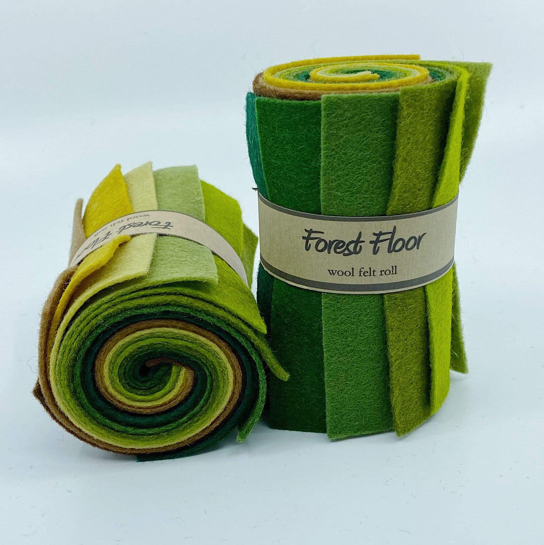 Wool Felt Roll ~ Forest Floor