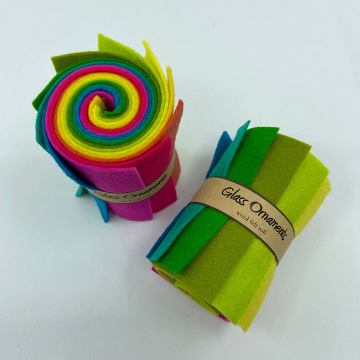Wool Felt Roll ~ Glass Ornaments