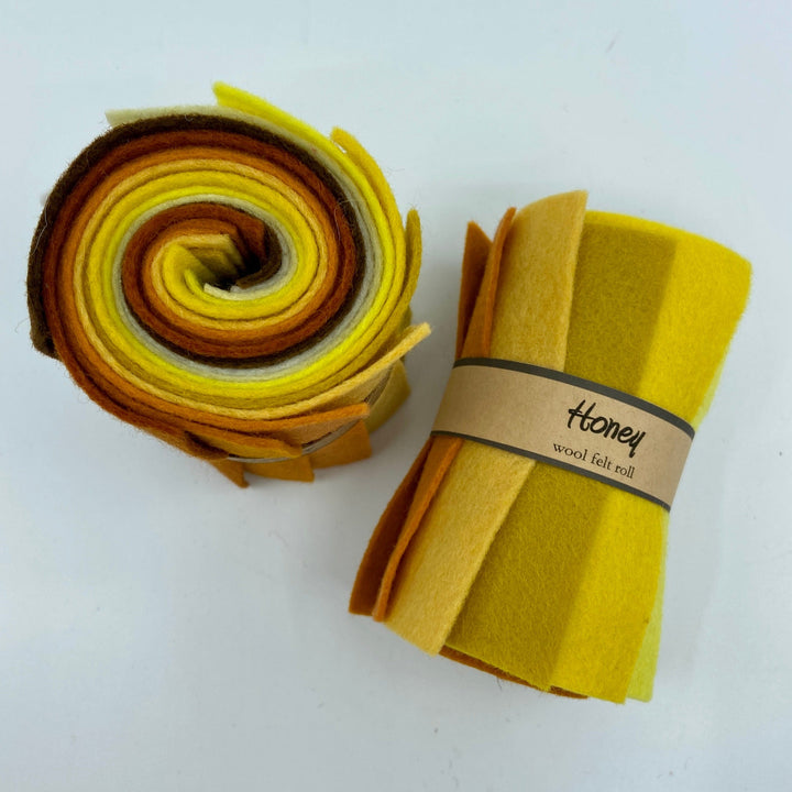 Wool Felt Roll - Honey