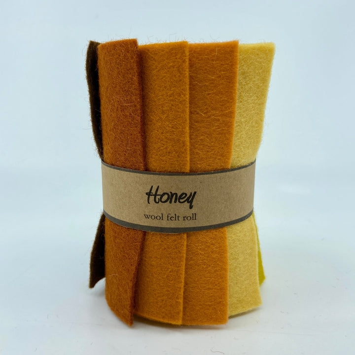 Wool Felt Roll - Honey