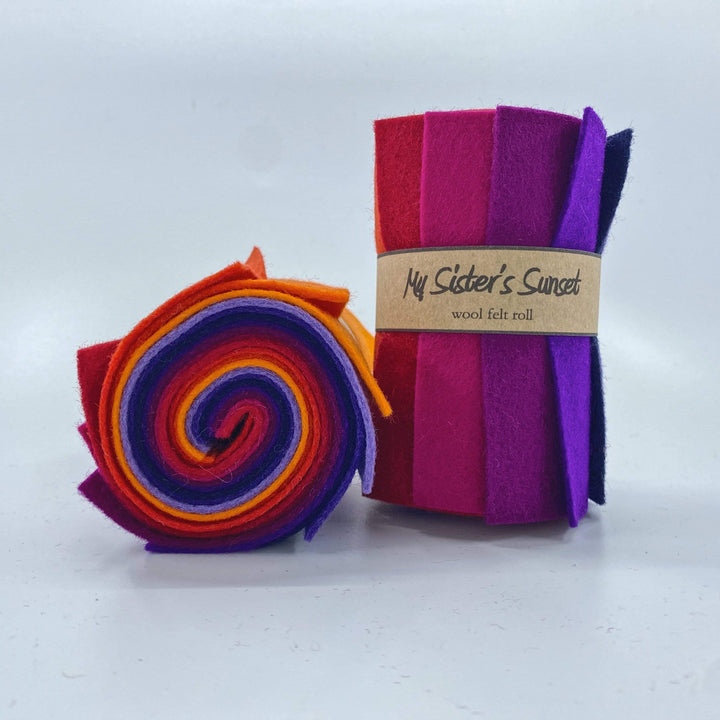 Wool Felt Roll ~ My Sister's Sunset