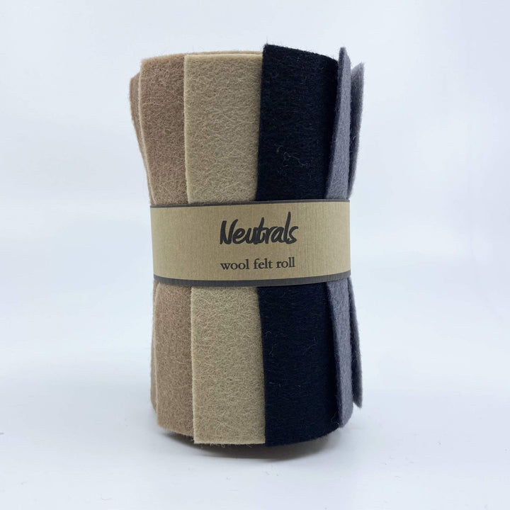 Wool Felt Roll ~ Neutrals