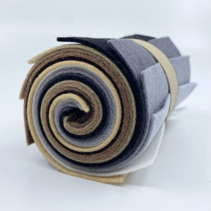 Wool Felt Roll ~ Neutrals