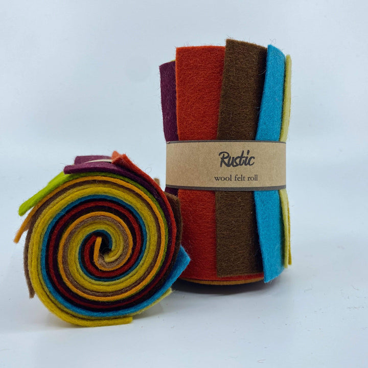 Wool Felt Roll ~ Rustic